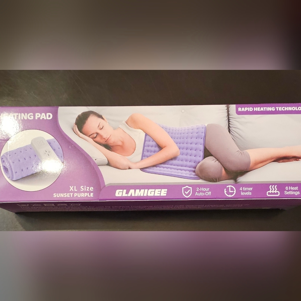 Glamigee XL Heating Pad in Purple